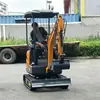 Suministro de fábrica de miniexcavadoras de orugas, adecuadas para la excavación de zanjas en huertos y viveros, y paisajismo
