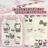 Cuaderno A5 de Cuero Negro y Rosa con Gato Lindo y Páginas de Colores, Nuevo Planificador Estilo Caricatura, Diario para Niña
