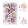 30pcs tachinha de flor tridimensional transfronteiriça resina criativa decorativa parede de fotos quadro de mensagens tachinha atacado