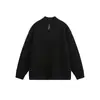 Yidao Vintage 2025 Otoño/Invierno Nuevo Estilo Japonés Moderno Color Sólido de Alta Gama Holgado Casual Cardigan con Cremallera para Hombre