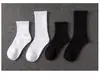 Calcetines Deportivos Populares de Alta Venta para Hombre, Calcetines Blancos de Algodón Puro de Caña Media para Baloncesto, Suela Gruesa de Felpa, Calcetines Desodorantes y Absorbentes de Sudor