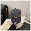 2025 Bolso Nuevo Original de Mezclilla Bolso para Teléfono Móvil Bolso Cruzado Bolso de Mano Literario Versátil para Viaje Bolso Hecho a Mano para Mujer