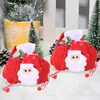 Bolsa de Regalo Navideña Bolsa de Dulces de Nieve Bolsa de Regalo No Tejida Accesorios Papá Noel Reno Oso Bolsa de Dulces