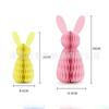 Enfeites de coelho de Páscoa transfronteiriços, artesanato criativo em papel, decoração de mesa, enfeites, decoração de ovos para casa