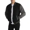 Nueva chaqueta de otoño e invierno europea y americana transfronteriza para hombre, cárdigan de botones, chaqueta de marca casual de moda, chaqueta de béisbol americana