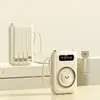 Muñeca Mini 3C con Cable Integrado, Batería Externa de 20000 mAh, Fuente de Alimentación Móvil Compacta, Personalización de Regalos al por Mayor