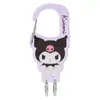 Chaveiro Kuromi Chaveiro Pode Ser Pendurado em Bolsas, Mosquetão de Acrílico, Capa de Chave Multifuncional, Pingente de Chaveiro
