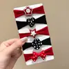 Cuerda para el pelo roja Ancora para niños Accesorios para el pelo de Año Nuevo Banda para el pelo Anillo para el pelo de alta elasticidad Cuerda para el pelo Tocado para niñas
