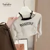 ¡Tong Xing Yuan Fashionista Urbana! Conjunto de Otoño Temprano para Niñas, Camiseta de Tirantes Falsa de Dos Piezas para Niños, Conjunto Casual de Pantalones