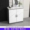 Gabinete de almacenamiento de losa de roca de madera maciza, gabinete de almacenamiento a prueba de sol, gabinete de entrada a prueba de polvo, nuevo zapatero, aparador de comedor, gabinete de balcón de gran capacidad