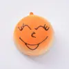 Pan Sonriente de Simulación Modelo Creativo Adornos Accesorios de Enseñanza para Fotografía Rebote Lento Pan Falso Artesanía de Resina