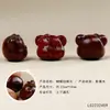 Ébano Oso Lindo Cabeza Juguete de Madera Pulsera Collar Colgante DIY Colgante Bolsa Divertida Accesorios de Cuentas Sueltas