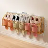Sapateira de parede atrás da porta, design simples para dormitórios, sem necessidade de furar, adequada para paredes de banheiro, uma solução de armazenamento para sapatos