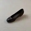 Primer Encuentro Temporada Viaje al Trabajo Punta Redonda Cuña Tacón Grueso Versátil Slip-on Zapatos Planos Bajos Zapatos de Mujer 2026 Otoño Nuevas Llegadas Zapatos de Mujer