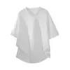 Camiseta de Manga Corta de Algodón Puro Estilo Americano Pesado para Hombre, Verano 2026, Corte Holgado, Transpirable, Casual, Silueta Relajada, Blanca