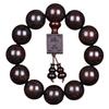 Pulsera de madera de palisandro 2.0 Full Gold Star Blood Sandalwood con 108 cuentas para hombres y mujeres.