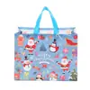 Bolsa de Tote Navideña Transfronteriza Bolsa No Tejida Papá Noel Nochebuena Fiesta Regalo Bolsa de Regalo para Dulces en stock