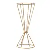 Nuevo Soporte de Flores para Guía de Carretera de Hierro Forjado Accesorios para Bodas Suministros Contenedor de Flores para Mesa Principal de Boda Base para Arreglos Florales Adorno Accesorios para Fotografía