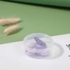 Caja de Plástico Personalizada Caja de Embalaje Transparente Caja Vacía Caja de Almacenamiento para Esponja de Maquillaje Huevo Borla para Polvo Logotipo Imprimible