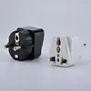 Adaptador de tomada conversor padrão alemão de cobre puro adaptador europeu soquete de viagem multiuso plugue da França Coreia Rússia à vista
