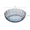 Lujo Ligero Gama Alta Transparente Lunares Frutero Doméstico Frutero Bol para Frutos Secos y Frutos Secos Plato para Snacks Plato de Plástico