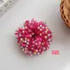 Estilo K de Corda de Cabelo Doce Macaron Pequena Menina Anel de Cabelo de Bebê Corda DIY Acessórios de Cabelo Feitos à Mão Acessórios Material