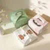 Cajas Portátiles Personalizadas para Pasteles y Pizzas, Empaque de Cartulina Blanca Espesa de Grado Alimenticio, Cajas de Colores con Ventanas, Cajas de Regalo de Papel Kraft, Hecho a Pedido
