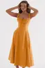 2026 Amazon Más Vendido Verano Elegante y Estiloso Vestido de Tirantes Finos Estilo Europeo y Americano para Mujer
