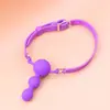 Gag de garganta profunda plug de bola ferramenta de drenagem gag bucal bondage casal sexo oral brinquedo de gosto pesado sm prelúdio produtos para adultos