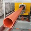 Tubo de proteção de energia para cabos de PVC, tubo de energia de matéria-prima plástica PE, tubulação de lama vermelha plástica CPVC, fio elétrico