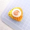Simulación Comiendo y Jugando Galleta de Maíz Accesorios de Resina Pegamento Crema DIY Funda para Teléfono Móvil Horquilla Tocado Zapatos Colgante de Flor Decoración