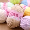 Hilo de Hielo Pequeño Cálido y Lindo Hilo de Tira de Hielo para Crochet Manualidades DIY Muñecas, Bolsos, Posavasos, Mantas, Hilo de Grosor Medio