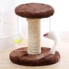 Brinquedo para gatos Sisal Cat Climbing Rack Cat Grinding Claw para aliviar o tédio Plataforma de salto para gatos de camada dupla Brinquedo de entretenimento para gatinhos resistentes ao desgaste