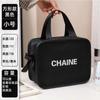 Nova Bolsa de Cosméticos de Lona de Grande Capacidade, Bolsa Mensageiro para Viagem, Estilo Ins, Maquiagem de Alta Qualidade