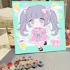 Pintura acrílica dibujos animados infantiles hecho a mano diy pintura al óleo digital pintura al óleo al por mayor verano graffiti decoración para colorear pintura para colgar
