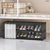 Zapatero bajo mesa de dormitorio, zapatero pequeño simple, nuevo modelo 2026, solución de almacenamiento de zapatos multicapa a prueba de polvo para uso debajo de la cama en habitaciones de dormitorio