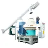 Máquina Procesadora de Combustible en Pellets de Biomasa Sierra para Astillas de Madera Serrín Cáscara de Arroz Polvo de Bambú Peletizadora Paja Estiércol de Vaca Tira de Tela Máquina Briquetadora