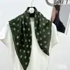 Pañuelo de seda de 70 con estampado de espiga, se puede atar alrededor de la cintura o el cuello, elegante pañuelo decorativo para el cuello, versátil pañuelo de seda, modelo nuevo en varios colores