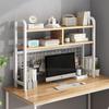 Atacado simples estante de armazenamento de mesa com grade multicamadas de ferro estudante computador mesa buraco placa de armazenamento rack
