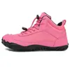 Nuevos Zapatos de Algodón de Cinco Dedos para Otoño e Invierno Botas de Nieve para Hombre Forradas de Felpa Engrosadas Cálidas Zapatos de Algodón para Pareja Montañismo Senderismo Zapatos para Hombre Transpirables