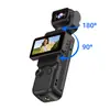 Dv11 Cámara Wifi Popular 4K de Alta Definición con Lente Giratorio, Capaz de Tomar Fotos y Videos en Formato Horizontal y Vertical, Cámara Deportiva de Bolsillo para Exteriores