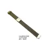 Correa de Reloj Milanesa Universal de Cabeza Convexa 12/14 mm Acero Inoxidable Bucle Magnético Grabado Láser Correa de Repuesto Impresa