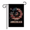 Amazon Transfronteiriço Novo Poliéster Linho Estampado Dupla Face Dia da Independência Bandeira de Jardim Decoração de Pátio Pode Ser Projetado de Acordo com Desenhos