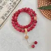 Pulsera Bodhi de Dropshipping Tamaño Grande Círculo Único 108 Cuentas Pulsera de Doble Círculo Estilo Vintage Pulsera Bodhi