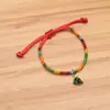 Novo Festival do Barco-Dragão corda colorida liga gota de óleo tridimensional pequeno zongzi pulseira para meninos e meninas e crianças amantes pulseira atacado