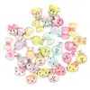 Pasador Clip Bb Oso Dibujo Animado Accesorios de Resina Conejo Pez Pajarita Tocado Diadema Paquete de Materiales Hechos a Mano DIY