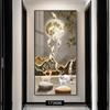 Ventas Directas de Fábrica Fu Lu Yu Sheng mural simple para pasillo moderno lujo ligero sala de estar de alta gama pasillo pasillo pintura decorativa