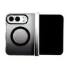 Adecuado para funda de teléfono iPhone Duo, IMD degradado mate luz azul, funda protectora magnética plegable Apple 18
