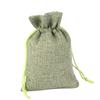 Bolsas de Lino Sintético con Cordón al por Mayor, Bolsas Navideñas de Lino con Cordón, Bolsas para Empaque de Regalos de Joyería, Bolsas de Lino con Cordón Personalización