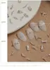 Celebridad de Internet Hebilla de Metal Joyería para Uñas al por Mayor Anillo DIY Punta Aleación Hebilla Retorcida Remaches para Uñas Forma de Uña Portátil